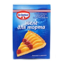 Dr.Oetker. Желе для торта бесцветное 8г. (5941132002201)