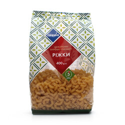 Премія. Вироби макаронні Премія Ріжки 400г (686227)