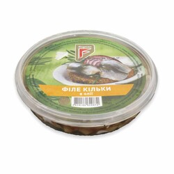 Flagman. Килька филе в масле 150г. (4820186620870)