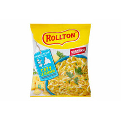 Rollton. Лапша яичная со вкусом сыра и зелени 85г. (4820179254983)