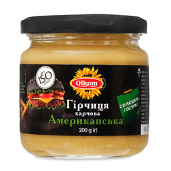 Olkom. Гірчиця Olkom Американська c / б 200г (788395)