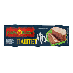 PowerBanka. Набір паштетів асорті  300г (3шт*100г) (4820184611108)