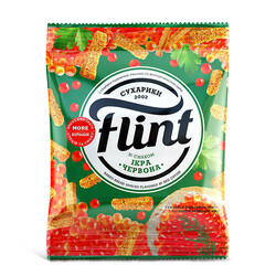 Flint. Сухарики з червоною ікрою 70г (4820182742941)