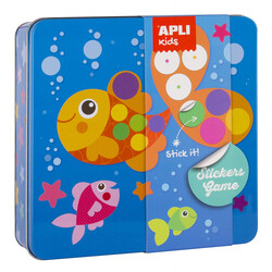Apli Kids. Игра с наклейками в металлической коробке: рыбка (8410782152194)
