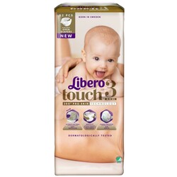 Libero. Подгузники детские Libero Touch 3 4-8 кг 52 шт (777376)