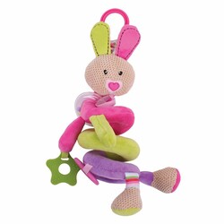 Bigjigs Toys. Розвиваюча іграшка-спіраль для малюків, рожевий (691621525067)