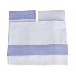 Inglesina. Комплект білизни для люльки - Блакитна клітина (4736)