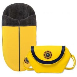 Mima. Набор с зимнего конверта и сумка для мамы "Стиль"- Yellow (70156)