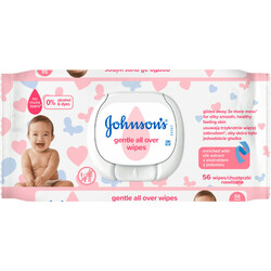Johnson’s. Влажные салфетки Нежная забота 56 шт (3574661265537)