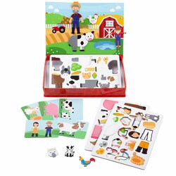 BigJigs Toys. Развивающая магнитная игрушка-пазл  Ферма (691621440049)