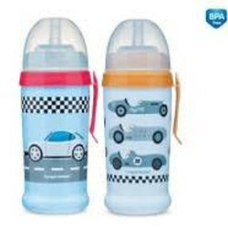 Canpol. Бидончик-непроливайка з трубочкою "Racing",  350 мл, 12м(56/516)