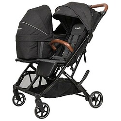 X-Lander.Прогулочная коляска для двойни X-Double - DOUBLE BLACK (73634)