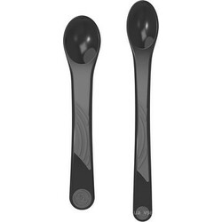 Twistshake. Набір ложок для годування 4 + міс, чорні (69829)