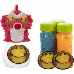 GLOOPERS. Набор игрушечный "Слизевой монстрик, фигурка и 3 банки слизи", (GLR00000)