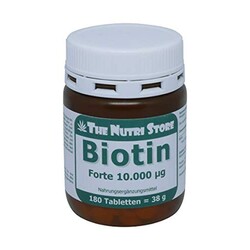 The Nutri Store. Біотин Форте, 10000 мкг, 180 шт. (ФР-00000070)