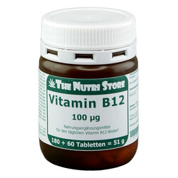 The Nutri Store. Вітамін. В12, 100 мг, 180+60 шт. (ФР-00000100)