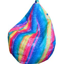 Tia - sport. Крісло груша Принт Веселка (sm - 0062)