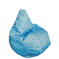 Tia-sport. Кресло груша Принт Машинки (sm-0245)