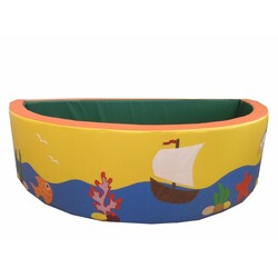 Tia-sport.Сухой басейн Півколо з аплікацією 150х40 см (sm-0305)