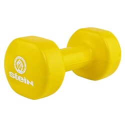 Stein. Гантель виниловая 6.0 кг / шт / желтая (LKDB-504A-6)