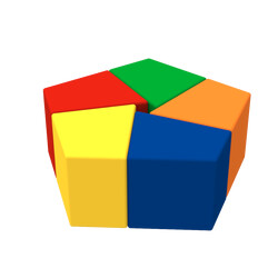 Kidigo. Комплект детских пуфов Топаз (42021)