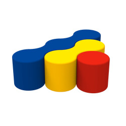 Kidigo. Комплект детских пуфов Волна (42025)