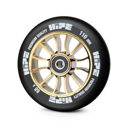 Hipe. Колесо для трюкового самоката Hipe H01 110мм, gold / black (250102)