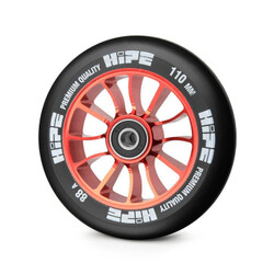 Hipe. Колесо для трюкового самоката H01 110мм, red / black (250106)