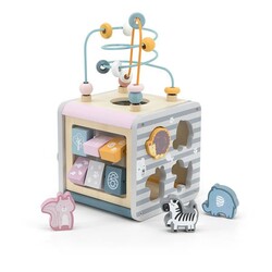 Viga Toys. Деревянный бизикуб Viga Toys PolarB 5 в 1 (6971608440304)