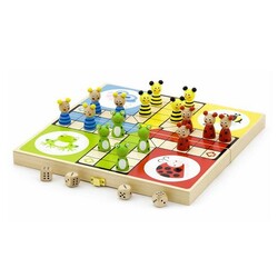 Viga Toys. Дерев'яна настільна гра Лудо (50064)