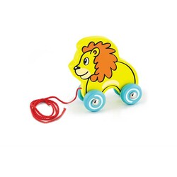  Viga Toys. Деревянная каталка Лев (50090)