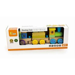  Viga Toys. Деревянный поезд Кубики (50572)