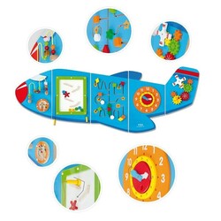  Viga Toys. Бизиборд Viga Toys Самолетик (50673)