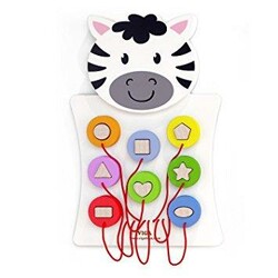 Viga Toys. Бизиборд Viga Toys Зебра с фигурками (50681)