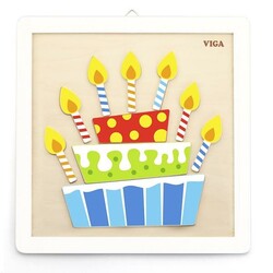 Viga Toys. Набір для творчості Картина своїми руками Торт (6934510506841)