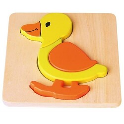  Viga Toys. Деревянный мини-пазл Уточка (59929)