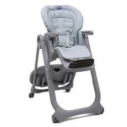 Chicco. Стульчик для кормления Polly Magic Relax New (голубой) (8058664122554)
