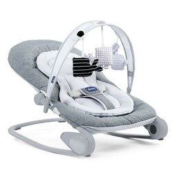 Chicco. Кресло-качалка Chicco Hoopla светло серая  (8058664125050)