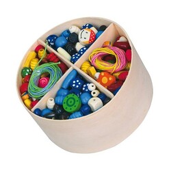 Viga Toys. Набор для творчества Деревянные бусины (6934510560027)