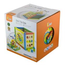 Viga Toys. Дерев'яний бізікуб Viga Toys 5 в 1 (6934510585068)