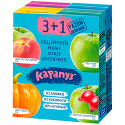 Карапуз. Набор соков 3 + 1 (722526)