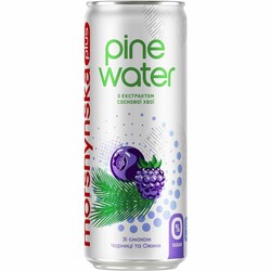 Моршинская Pine Water. Вода минеральная, черника-ежевика, 0,33л(4820017001755)