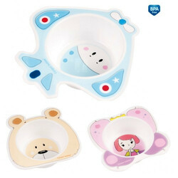 Canpol. Тарелка пластиковая глубокая, 220 мл.  6 мес+ (56-009)