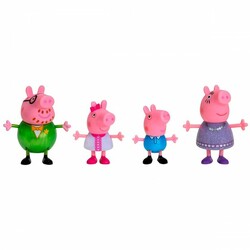 Peppa. Набор фигурок - БОЛЬШАЯ СЕМЬЯ ПЕППЫ S2 (Мама, Папа, Пеппа и Джордж) (92610)