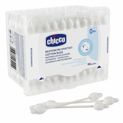 Chicco. Ватные палочки с ограничителем Chicco, 90 шт.(8058664134410)