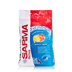 Sarma. Порошок стиральный Актив Горная свежесть 6 кг (4820026412771)