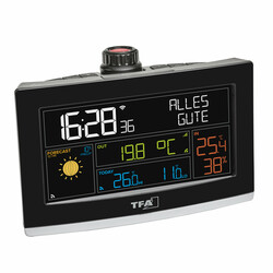 TFA. Метеостанция с WiFi "View Show", проекционные часы, чёрный, 154x53x106 мм (35800201)