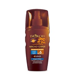 Биокон. Масло-спрей Биокон Активатор загара SPF-6 165 мл (4820008317780)