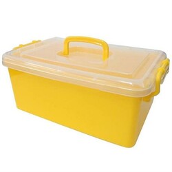 Контейнер пластиковый большой  желтый (1140YY)