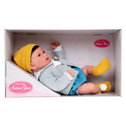 Antonio Juan. Кукла Antonio Juan PIPO CHAQUETA GRIS 40 cm (8435083330058)